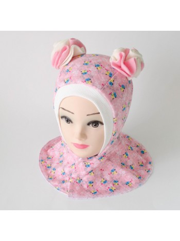 Шапка-шлем Помпоны птички-невелички