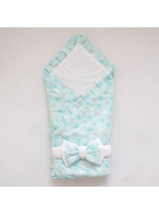 Плед-конверт Зведочки мятный