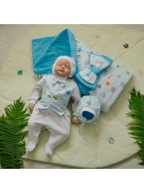 Комплект "Юнга" темно-голубой