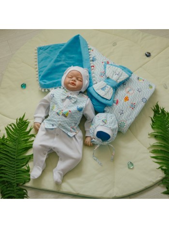 Комплект Юнга темно-голубой