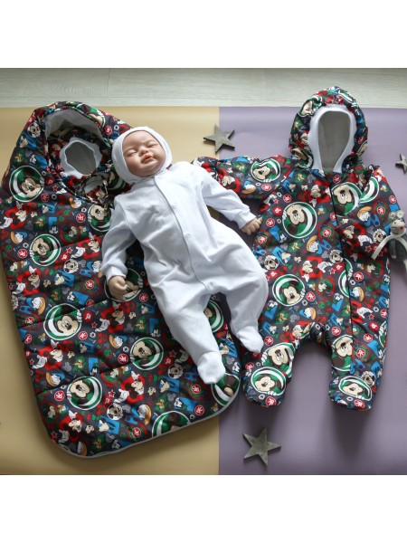 Комплект с комбинезоном Капелька пузыри