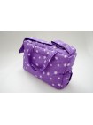 Сумка для коляски Снежинки фиолетовый