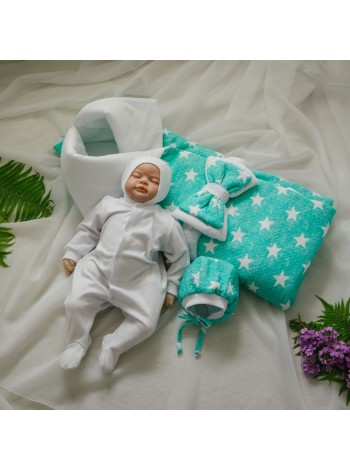 Комплект Звезды мятный